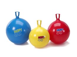 Skippybal "Gymnic Hop" Ø 55 cm, rood