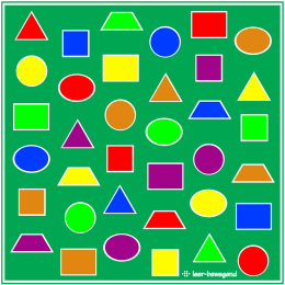 KLEURENFIGUREN MAT