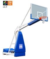 BASKETBALTOREN F.I.B.A. 105 X 180/225-H GEMONTEERD